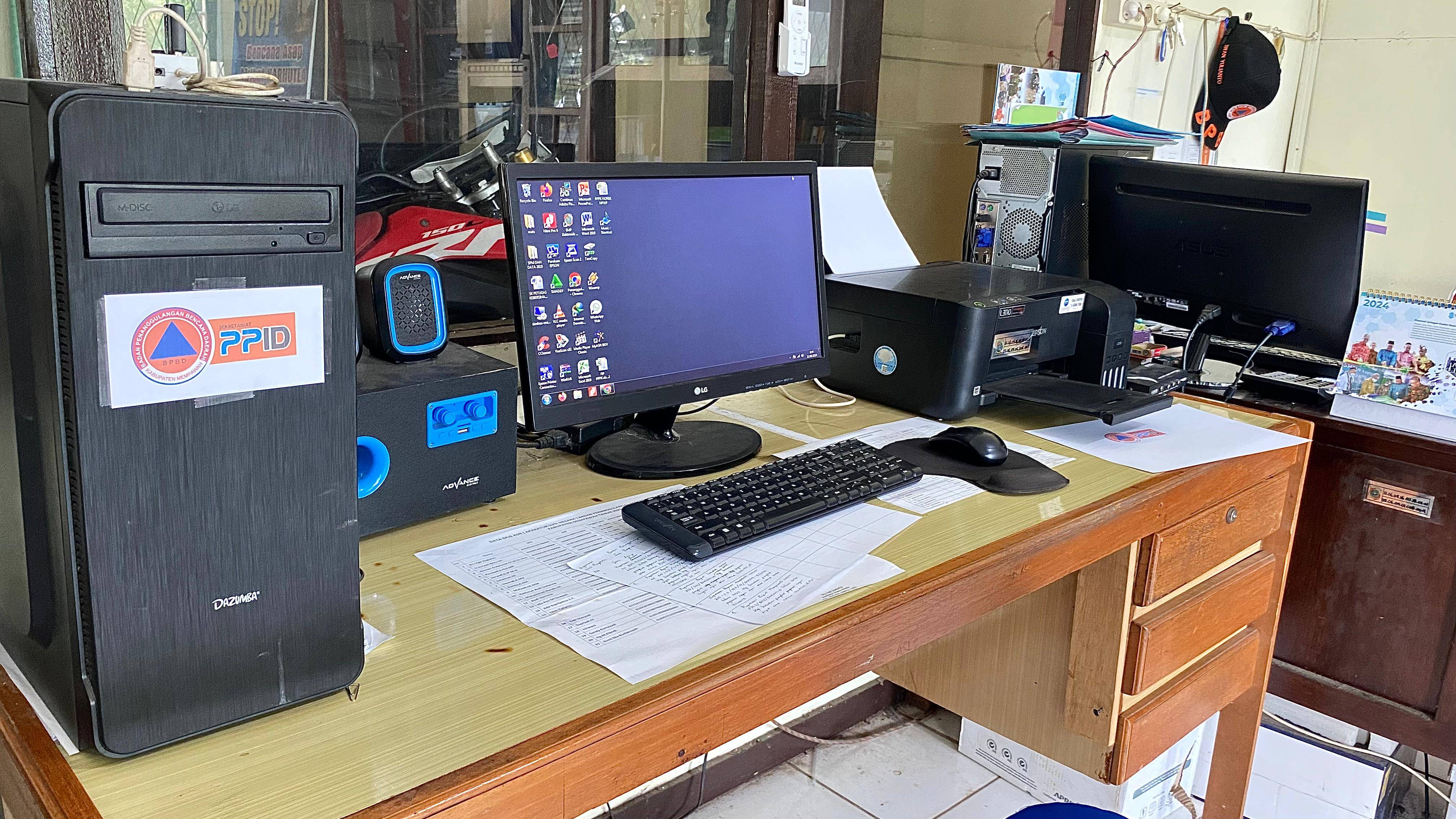 Fasilitas Penunjang PPID BPBD Kabupaten Mempawah